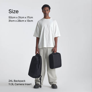 Urth Norite Camera Backpack Set<br>モジュラー型カメラ用バックパック24L + カメラインサート