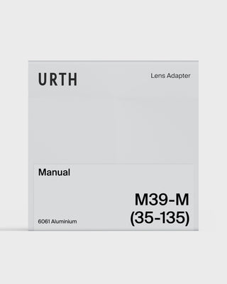 Urth M39 Lens Mount to Leica M Camera Mount (35-135mm Frame Lines)<br>レンズマウントアダプター (M39レンズ → Leica Mカメラマウント 変換) 対応フレームライン: 35-135mm