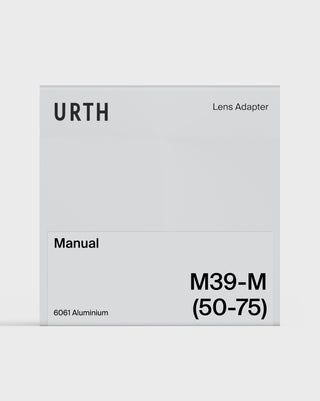 Urth M39 Lens Mount to Leica M Camera Mount (50-75mm Frame Lines)<br>レンズマウントアダプター (M39レンズ → Leica Mカメラマウント 変換) 対応フレームライン: 50-75mm
