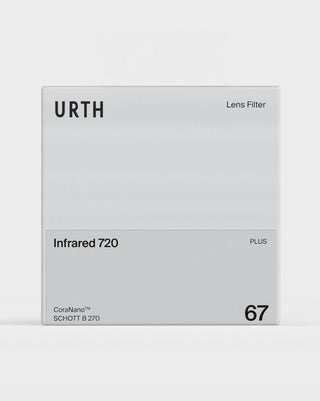 Urth Infrared (R72) Lens Filter Plus<br>R72 赤外線フィルター (IRパスフィルター) Plus