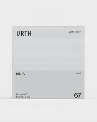 Urth ND16 (4 Stop) Lens Filter Plus<br>ND16フィルター (4段減光) Plus