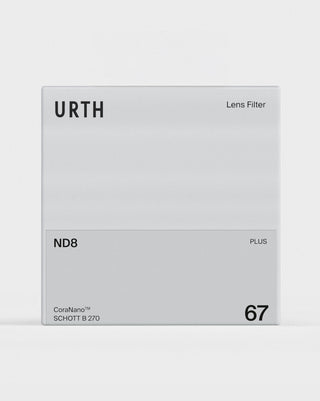 Urth ND8 (3 Stop) Lens Filter Plus<br>ND8フィルター (3段減光) Plus