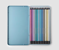 PRINTWORKS  12 Colour pencils - Metallic