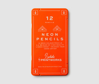 PRINTWORKS  12 Colour pencils - Neon