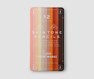PRINTWORKS  12 Colour pencils - Skin tone