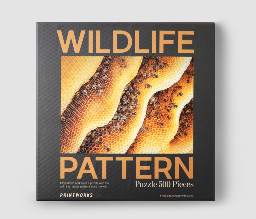 PRINTWORKS  Puzzle - Wildlife Pattern - Bee