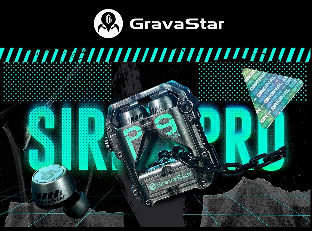 格安SALEスタート】 K224 【未開封】GRAVASTAR ワイヤレスイヤホン Pro